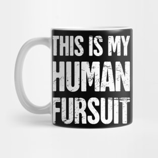 Funny Anthro Furry Fandom Fursuit Con Gift Mug